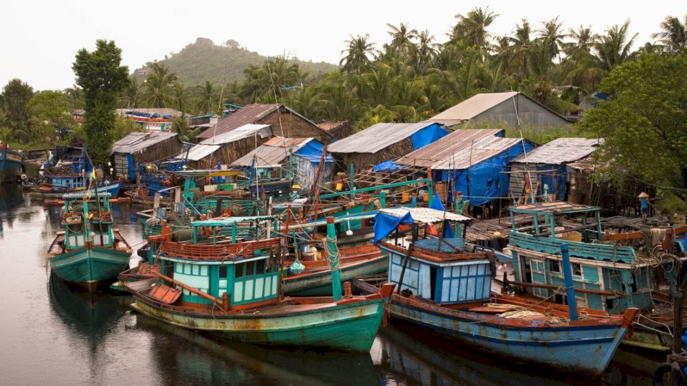 Ham Ninh Village is simple and still keeps its own raw beauty